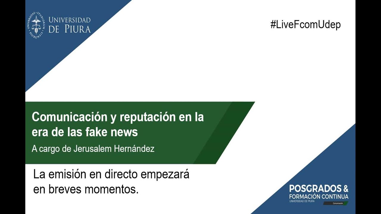 Gestión de la reputación en la era de las fake news