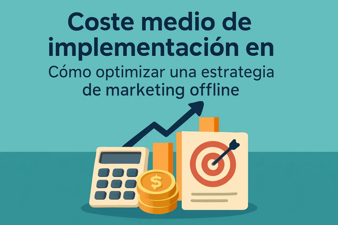 coste medio de implementación en Cómo optimizar una estrategia de marketing offline