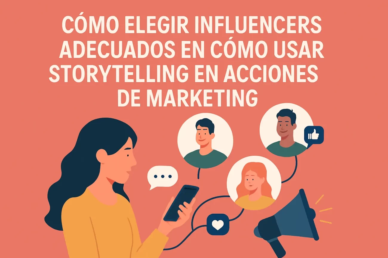cómo elegir influencers adecuados en Cómo usar storytelling en acciones de marketing