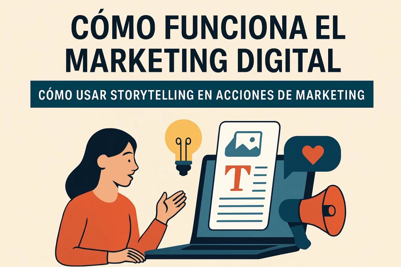 cómo funciona el marketing digital en Cómo usar storytelling en acciones de marketing