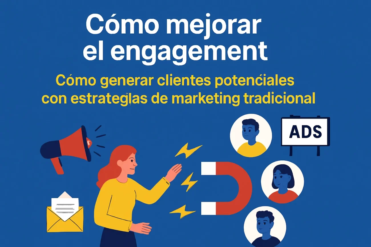 como-mejorar-el-engagement-con-Como-generar-clientes-potenciales-con-estrategias-de-marketing-tradicional | Hablemos de Marketing cómo mejorar el engagement con Cómo generar clientes potenciales con estrategias de marketing tradicional