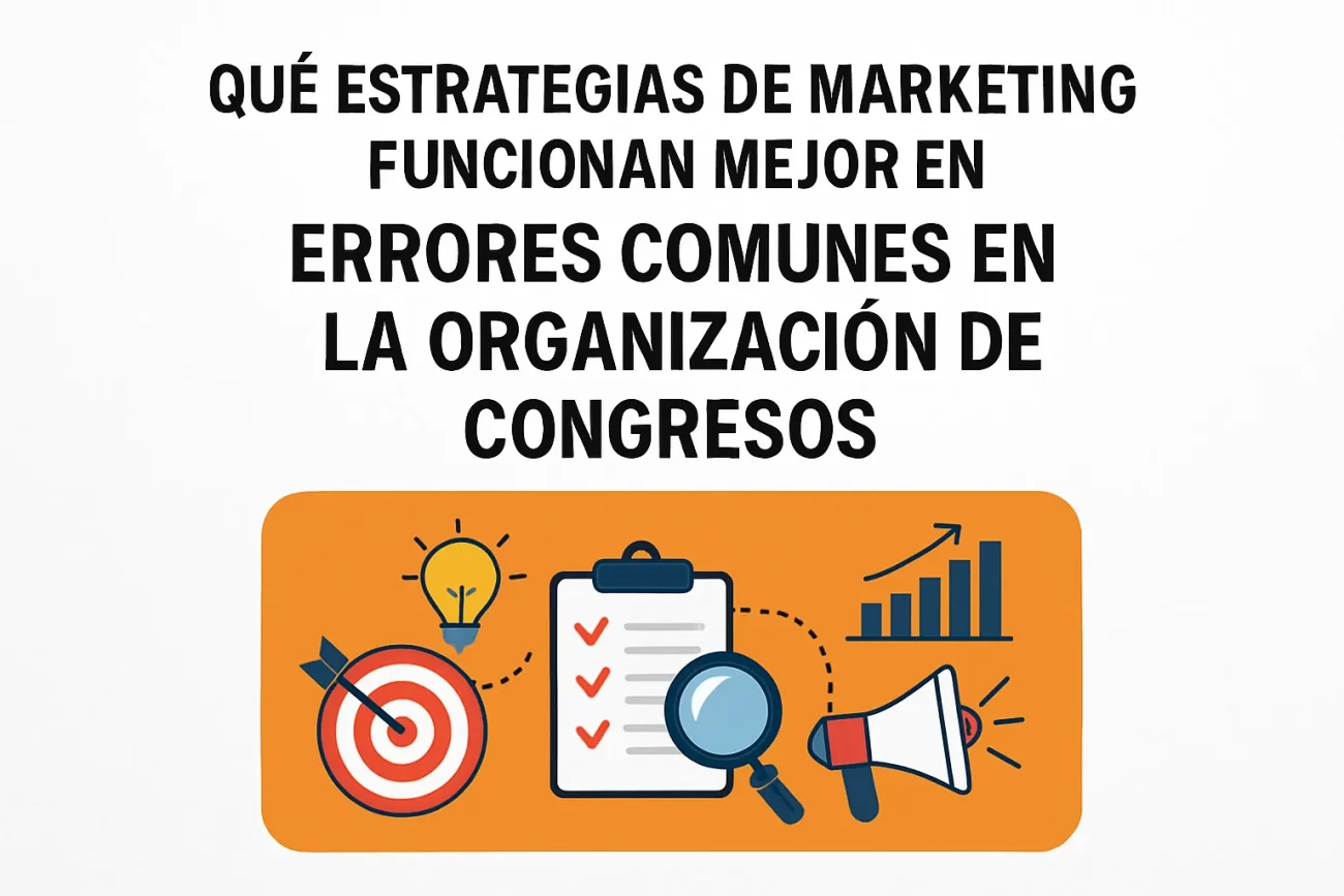 qué estrategias de marketing funcionan mejor en Errores comunes en la organización de congresos