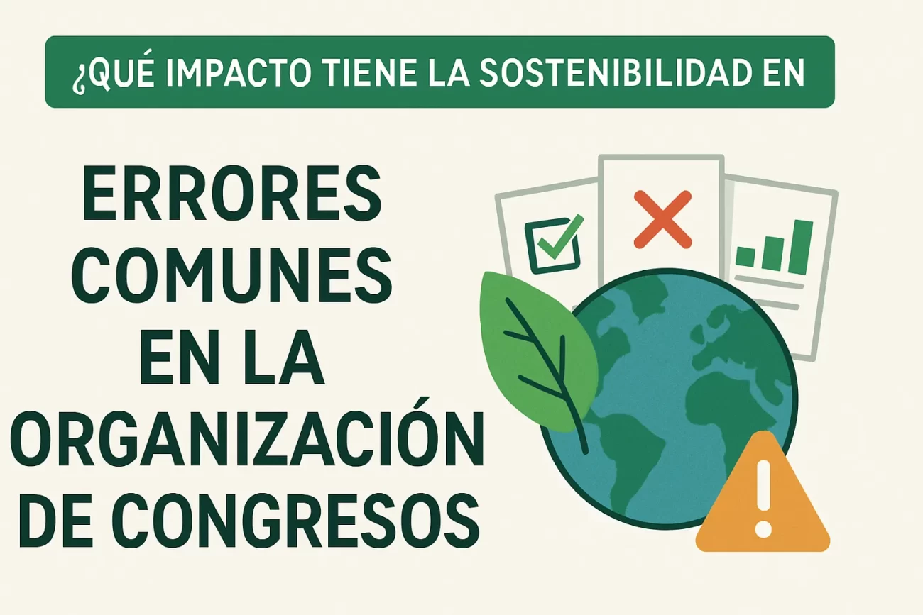 qué impacto tiene la sostenibilidad en Errores comunes en la organización de congresos