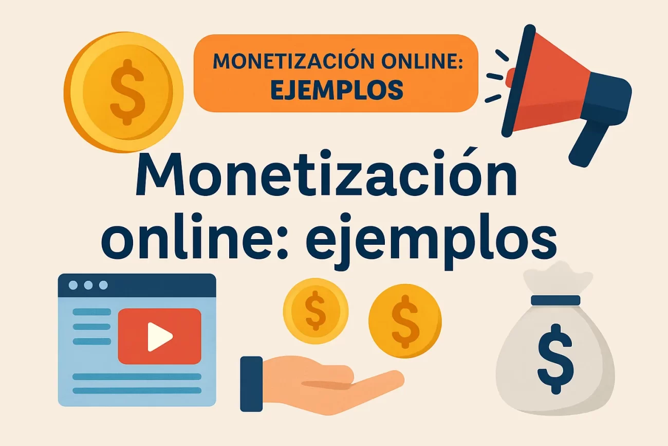 Monetización online ejemplos