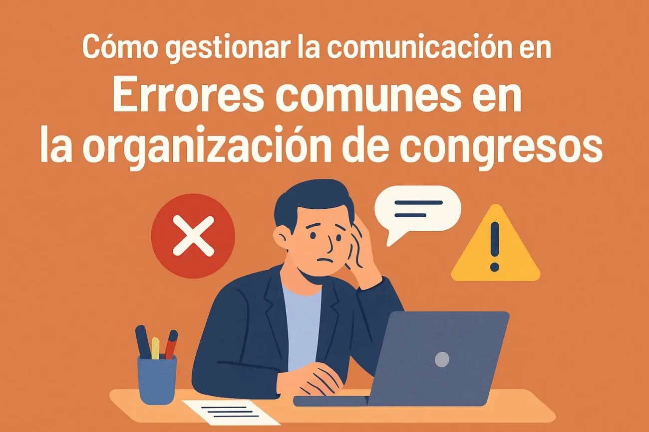 cómo gestionar la comunicación en Errores comunes en la organización de congresos