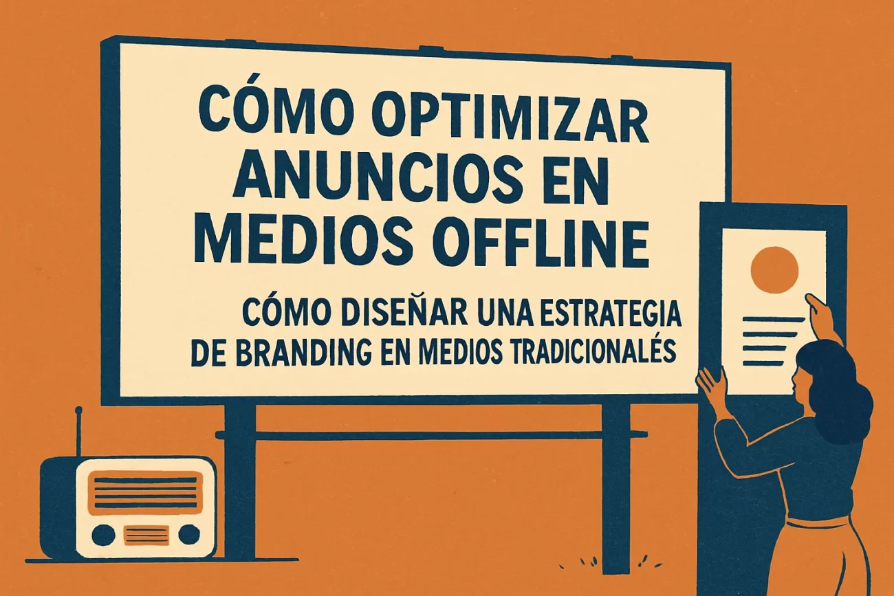 cómo optimizar anuncios en medios offline Cómo diseñar una estrategia de branding en medios tradicionales