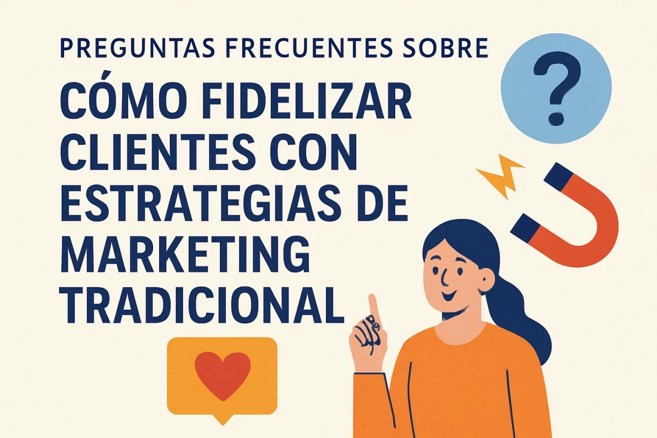 preguntas frecuentes sobre Cómo fidelizar clientes con estrategias de marketing tradicional