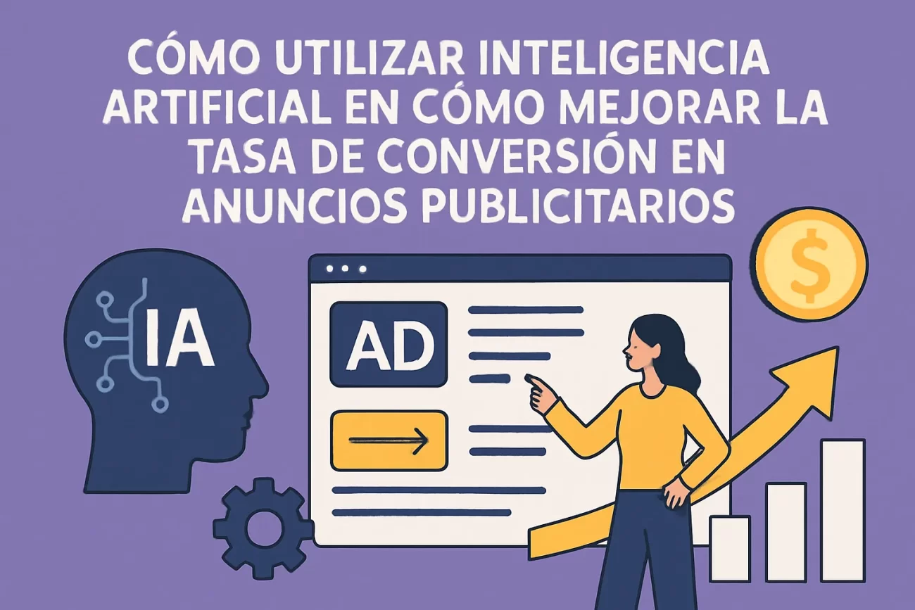cómo utilizar inteligencia artificial en Cómo mejorar la tasa de conversión en anuncios publicitarios