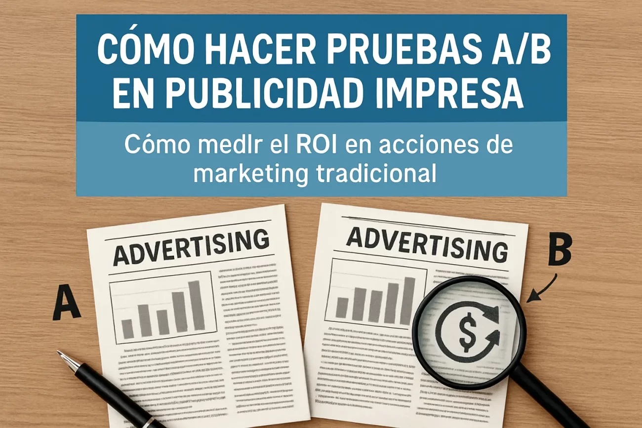 como-hacer-pruebas-AB-en-publicidad-impresa-Como-medir-el-ROI-en-acciones-de-marketing-tradicional | Hablemos de Marketing cómo hacer pruebas A/B en publicidad impresa Cómo medir el ROI en acciones de marketing tradicional