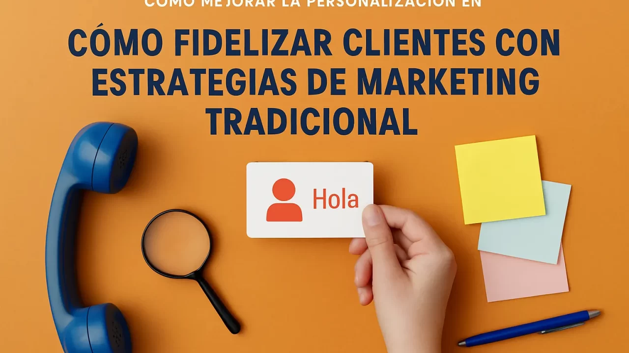 Cómo mejorar la personalización para fidelizar clientes con estrategias de marketing tradicional