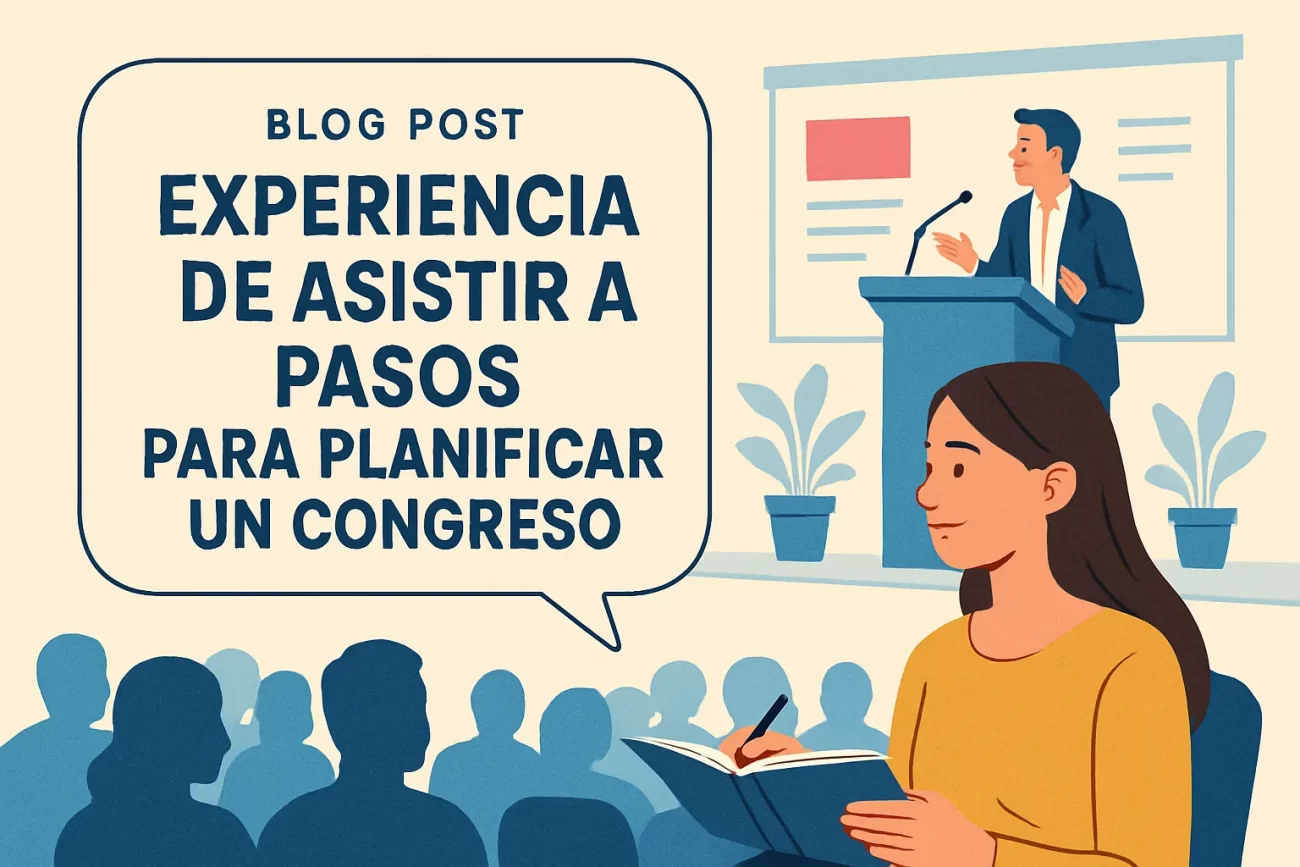 experiencia de asistir a Pasos para planificar un congreso