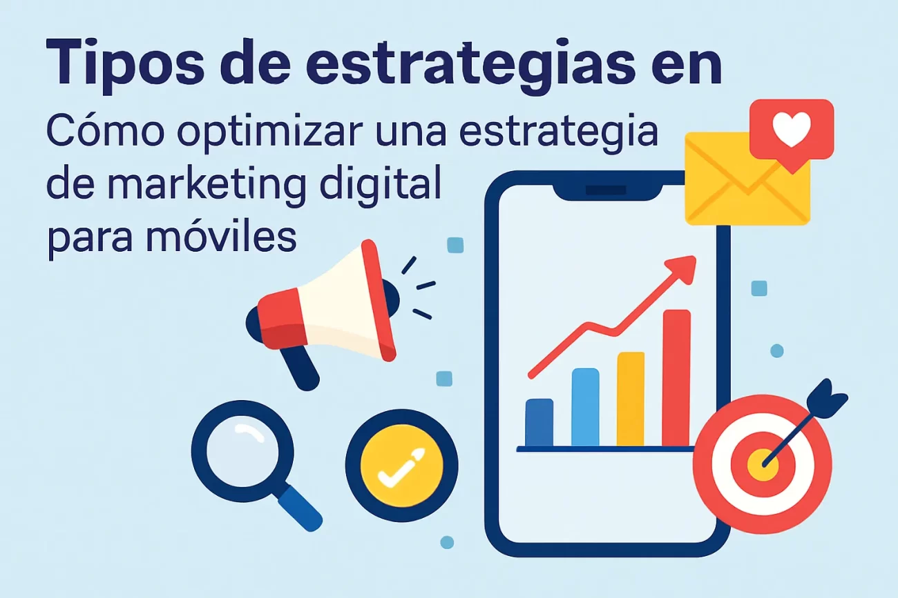 tipos de estrategias en Cómo optimizar una estrategia de marketing digital para móviles