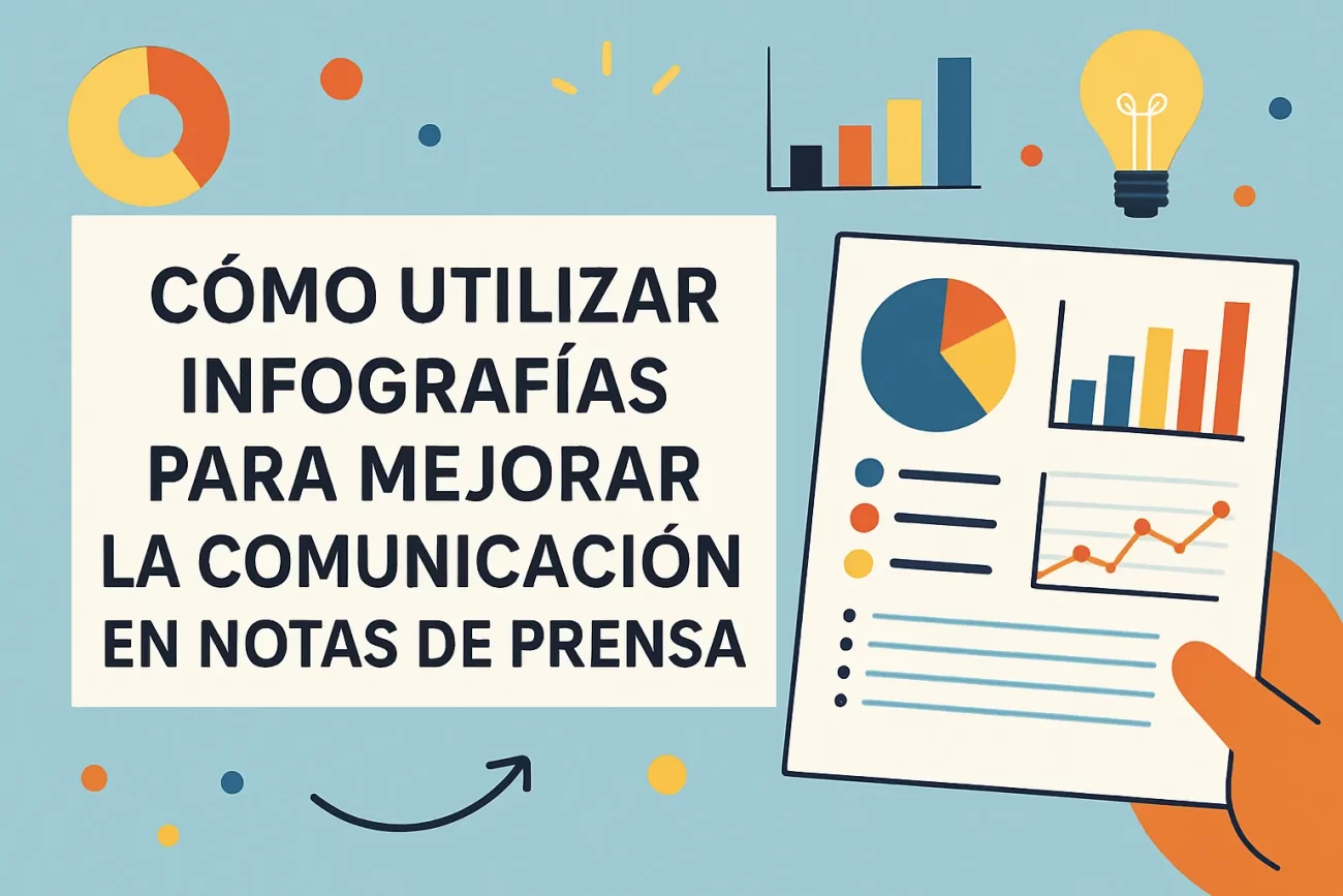 Cómo Utilizar Infografías para Mejorar la Comunicación en Notas de Prensa