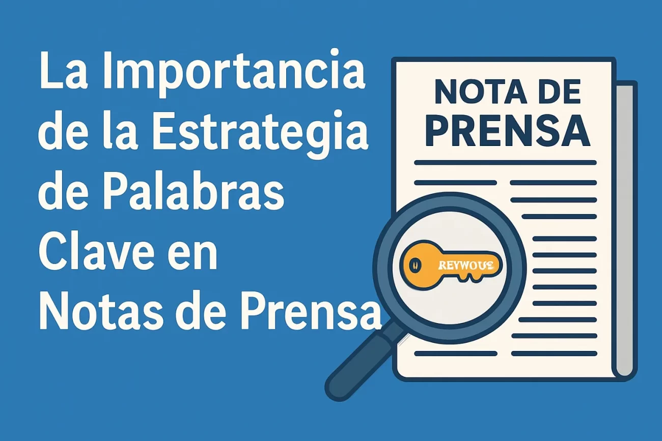 La Importancia de la Estrategia de Palabras Clave en Notas de Prensa