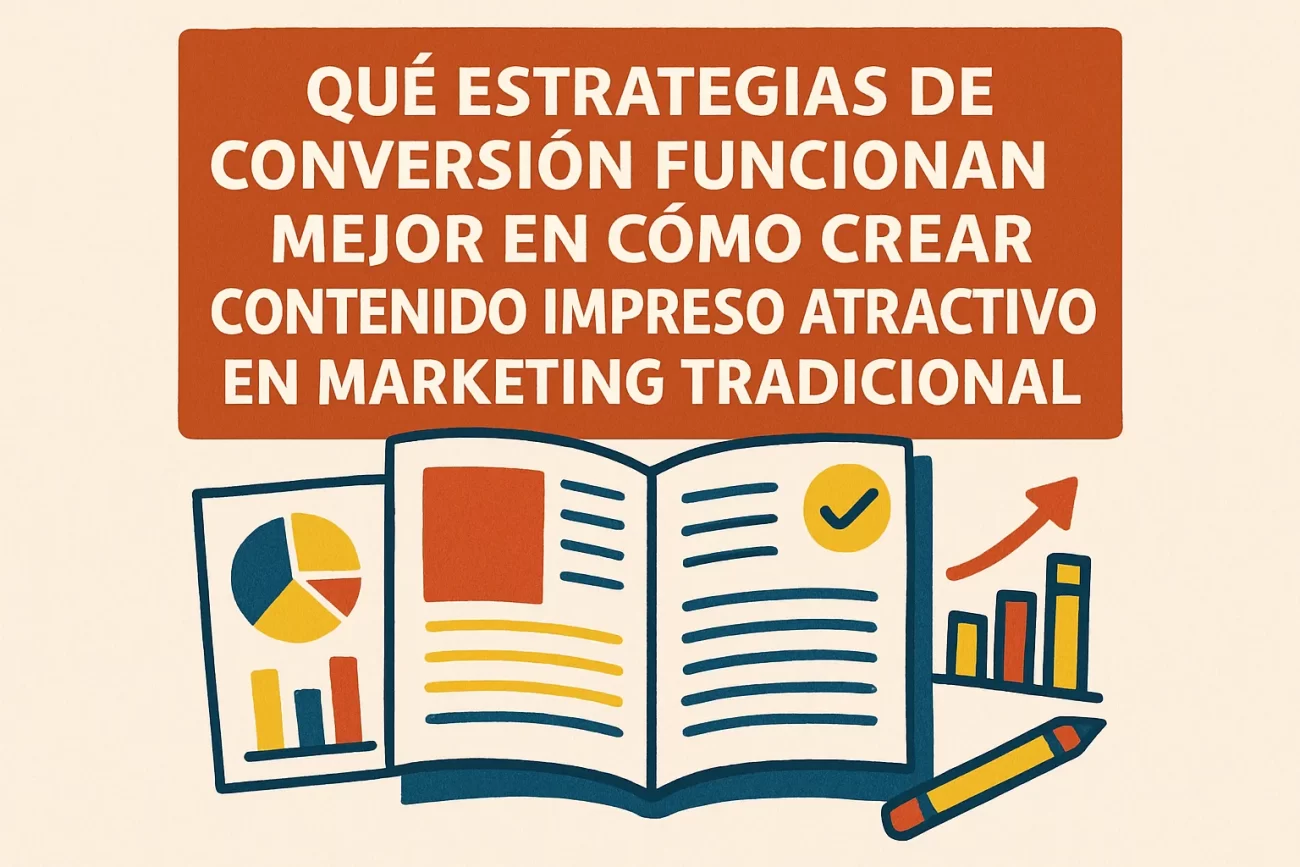 qué estrategias de conversión funcionan mejor en Cómo crear contenido impreso atractivo en marketing tradicional