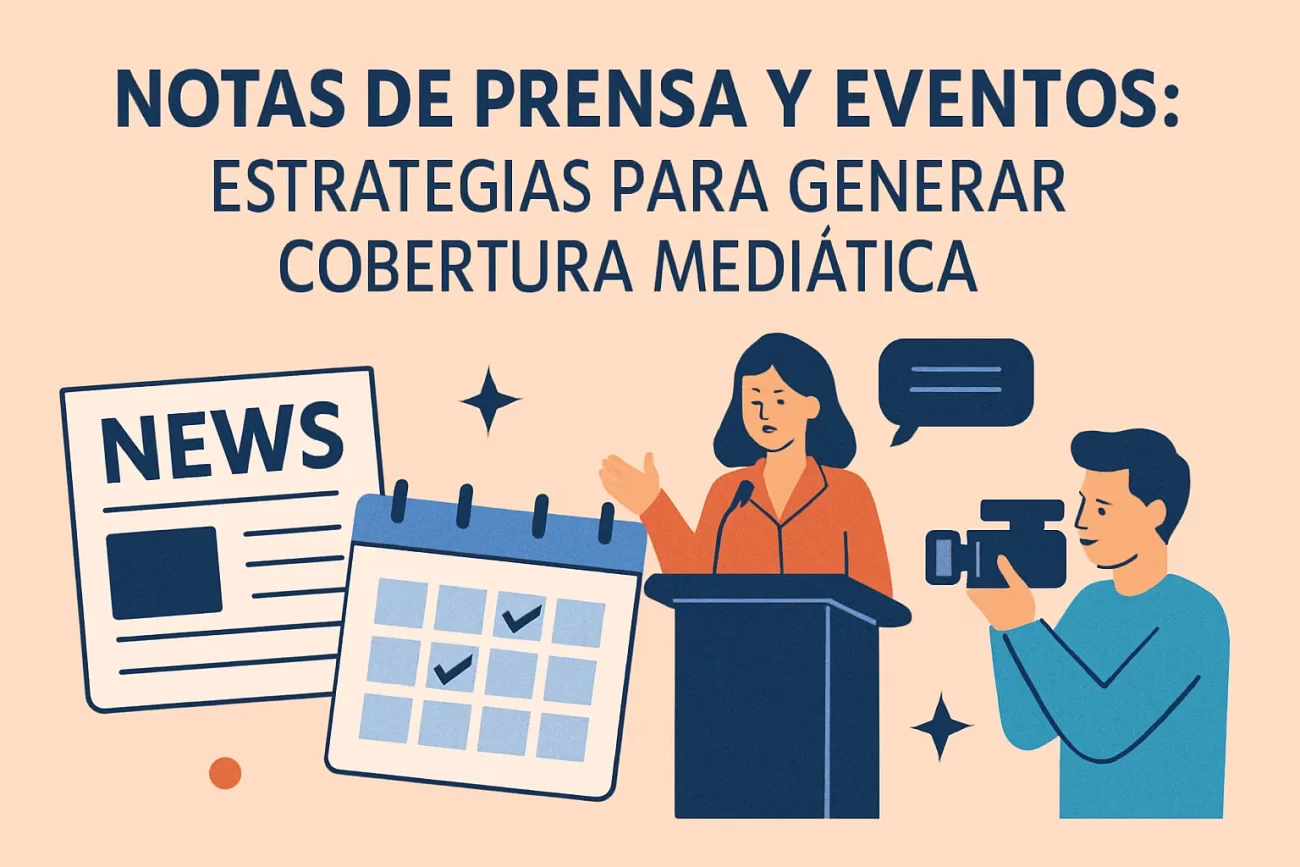 Notas de Prensa y Eventos: Estrategias para Generar Cobertura Mediática