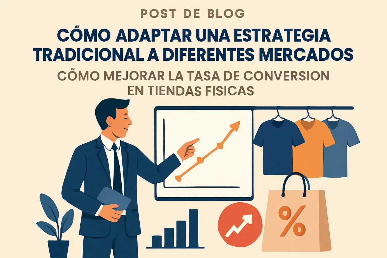 cómo adaptar una estrategia tradicional a diferentes mercados Cómo mejorar la tasa de conversión en tiendas físicas