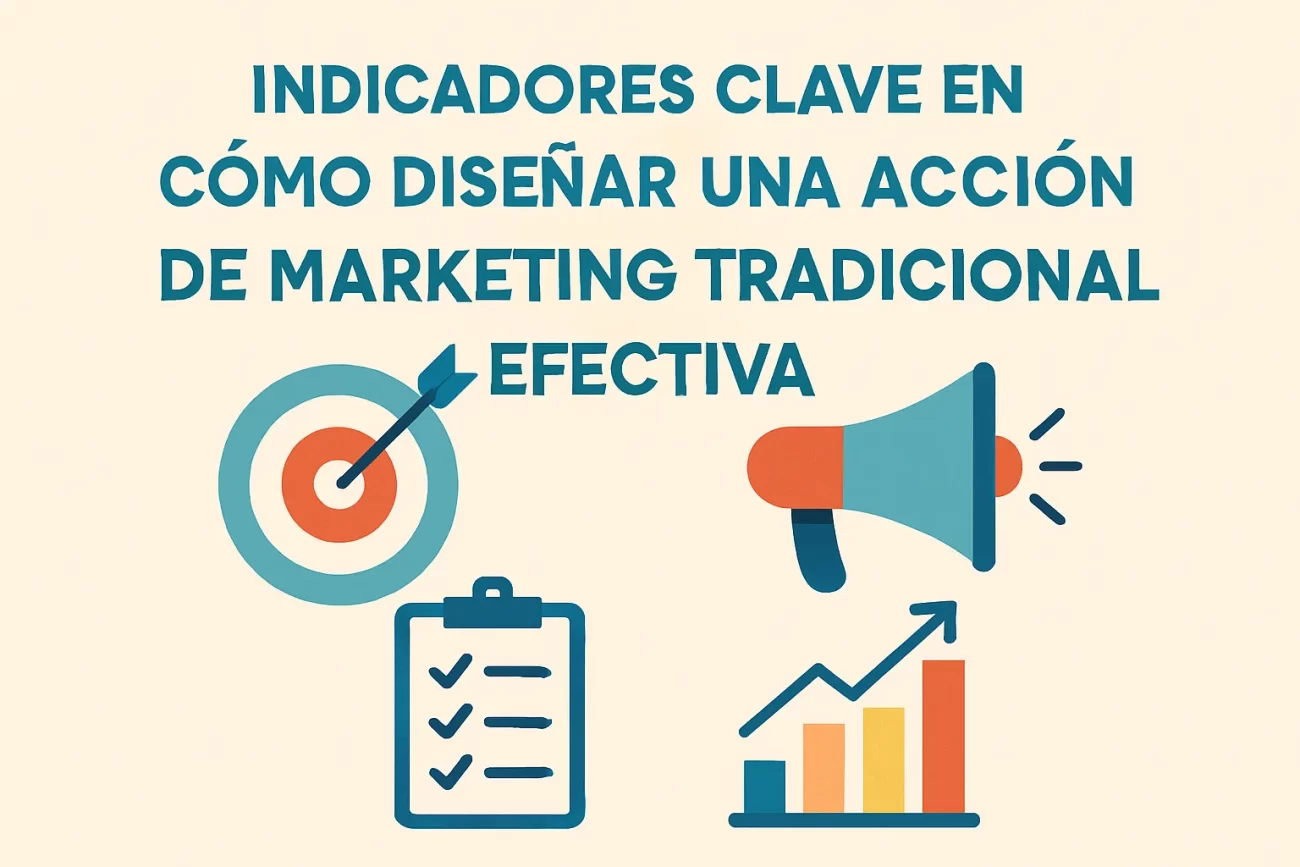 indicadores clave en Cómo diseñar una acción de marketing tradicional efectiva