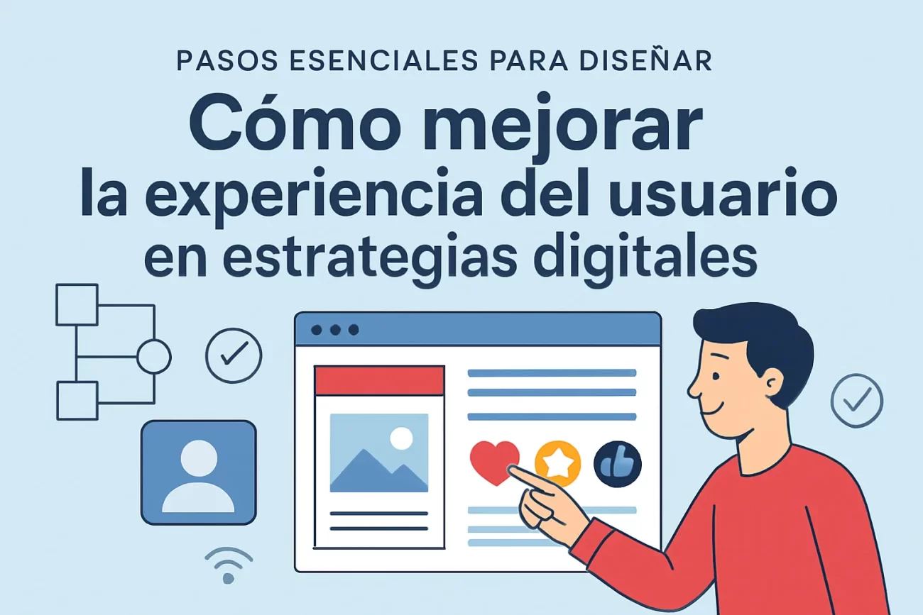 pasos esenciales para diseñar Cómo mejorar la experiencia del usuario en estrategias digitales