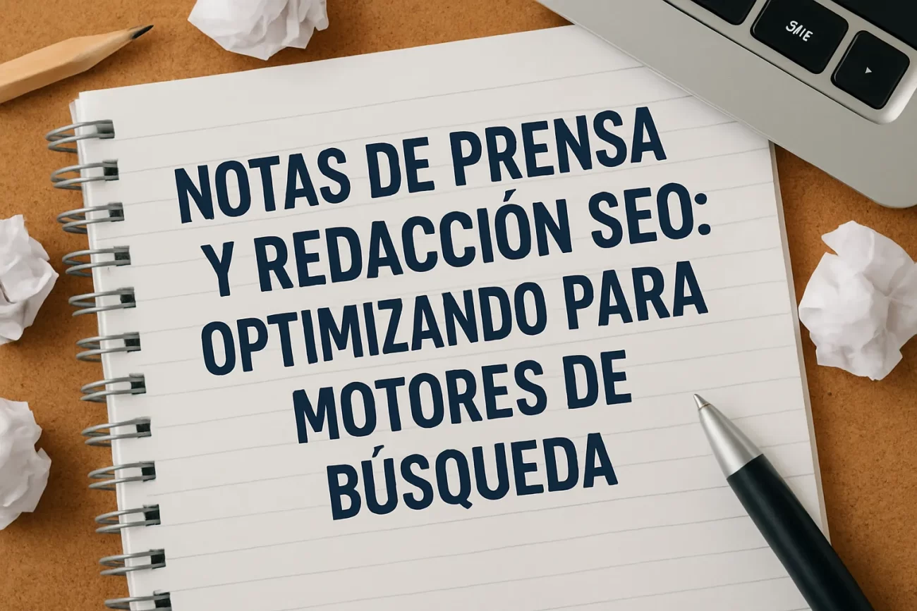 Notas de Prensa y Redacción SEO: Optimizando para Motores de Búsqueda