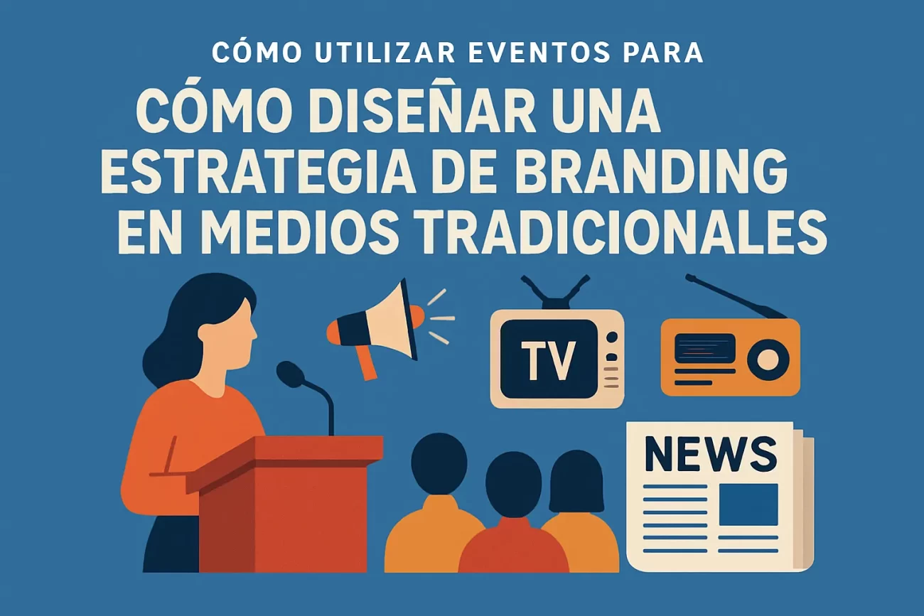 cómo utilizar eventos para Cómo diseñar una estrategia de branding en medios tradicionales