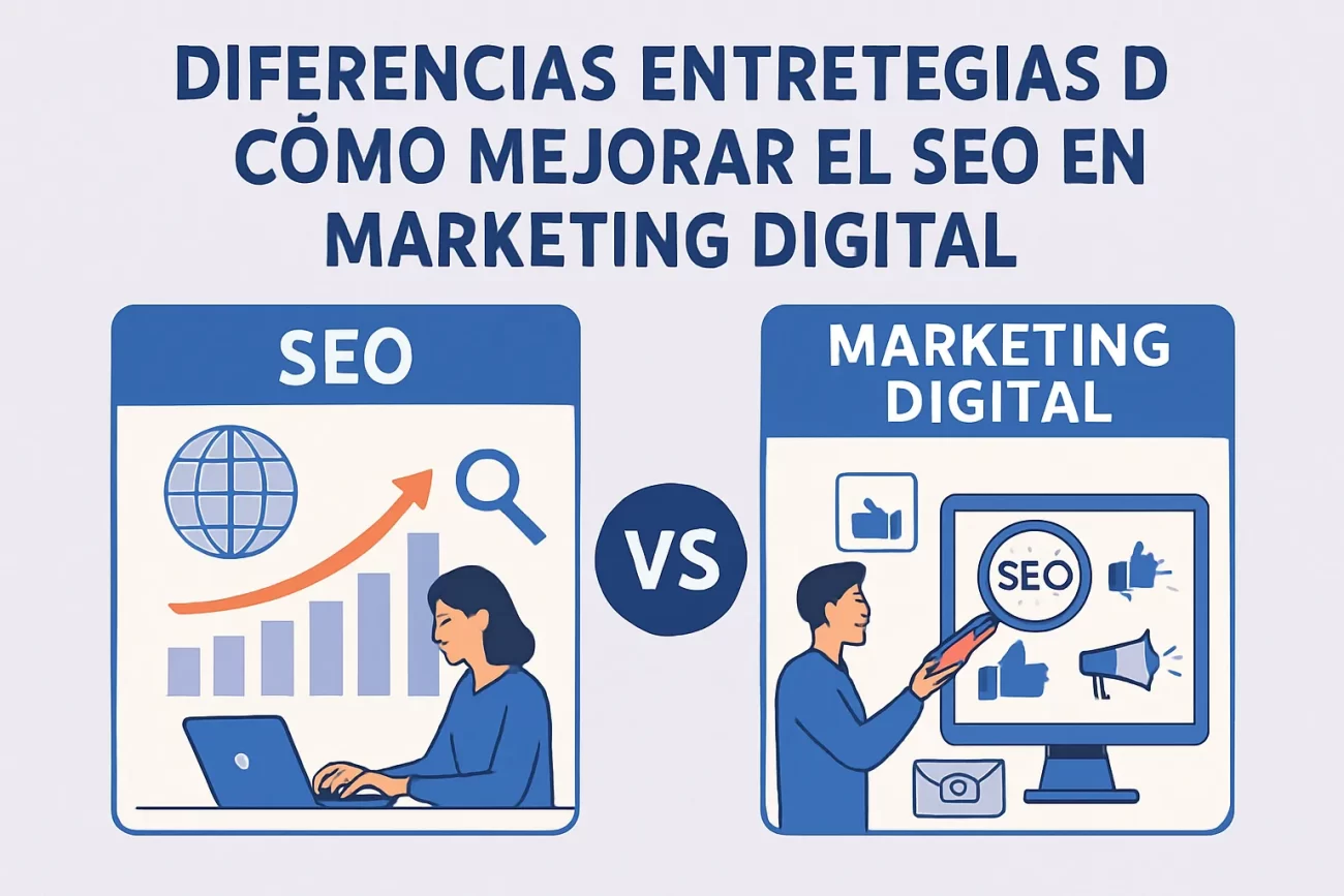 diferencias-entre-estrategias-de-Como-mejorar-el-SEO-en-marketing-digital | Hablemos de Marketing diferencias entre estrategias de Cómo mejorar el SEO en marketing digital