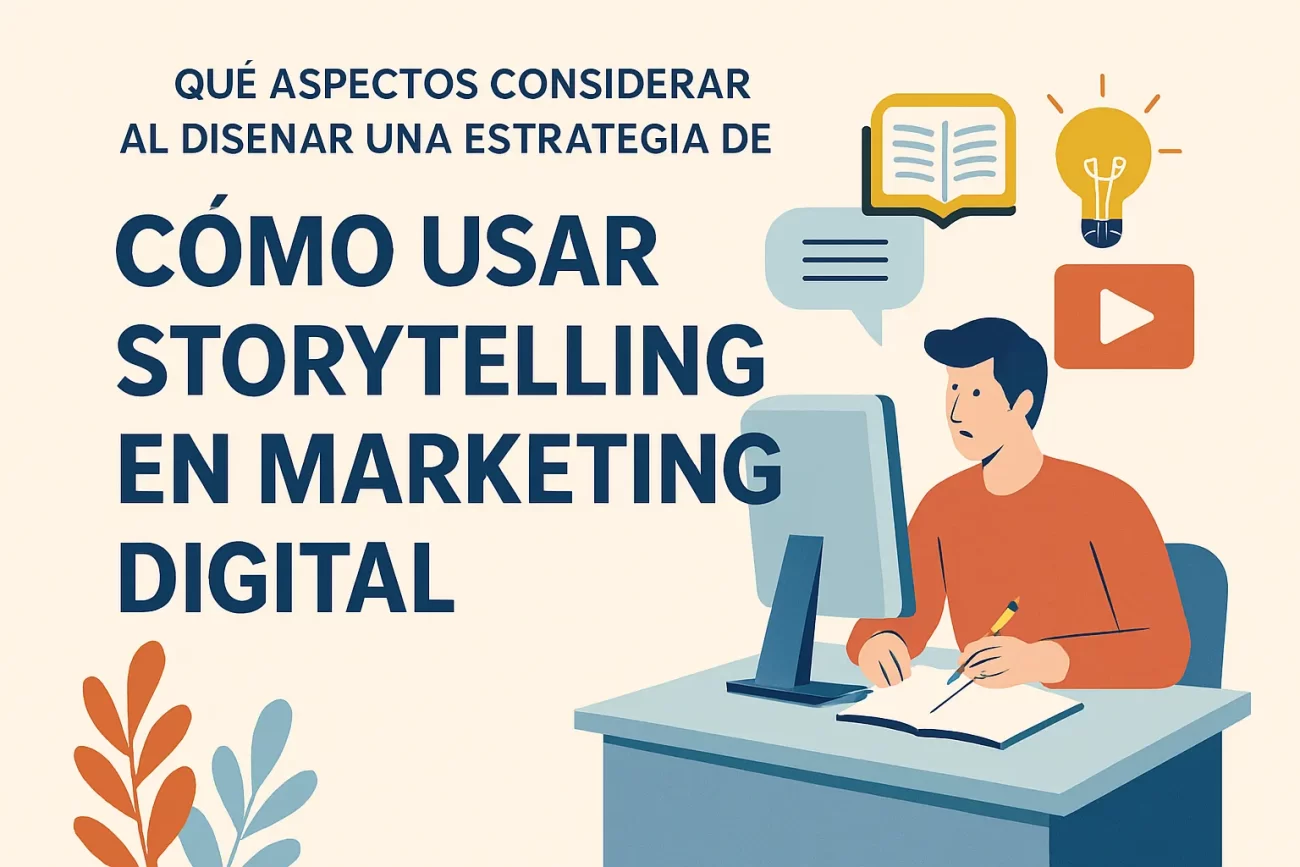 qué aspectos considerar al diseñar una estrategia de Cómo usar storytelling en marketing digital
