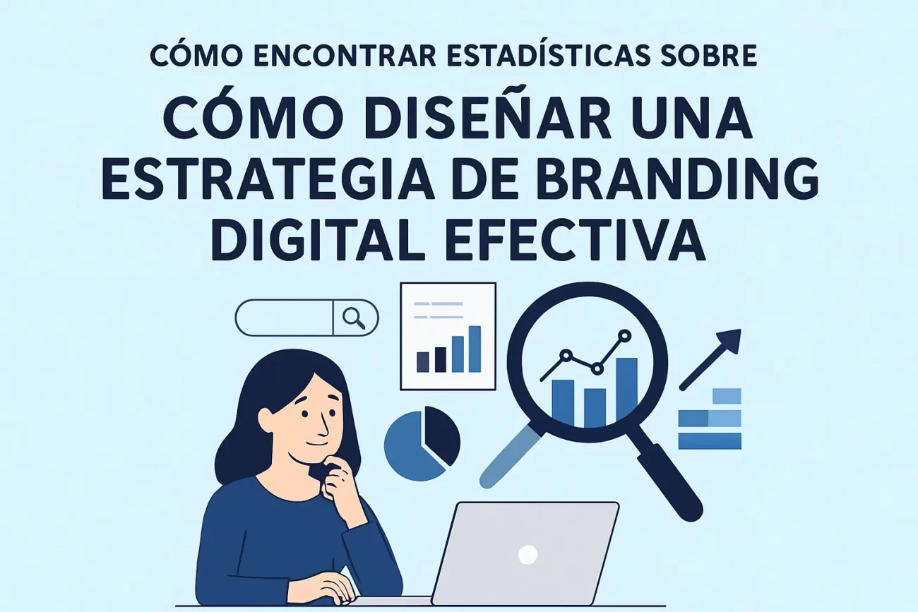 cómo encontrar estadísticas sobre Cómo diseñar una estrategia de branding digital efectiva