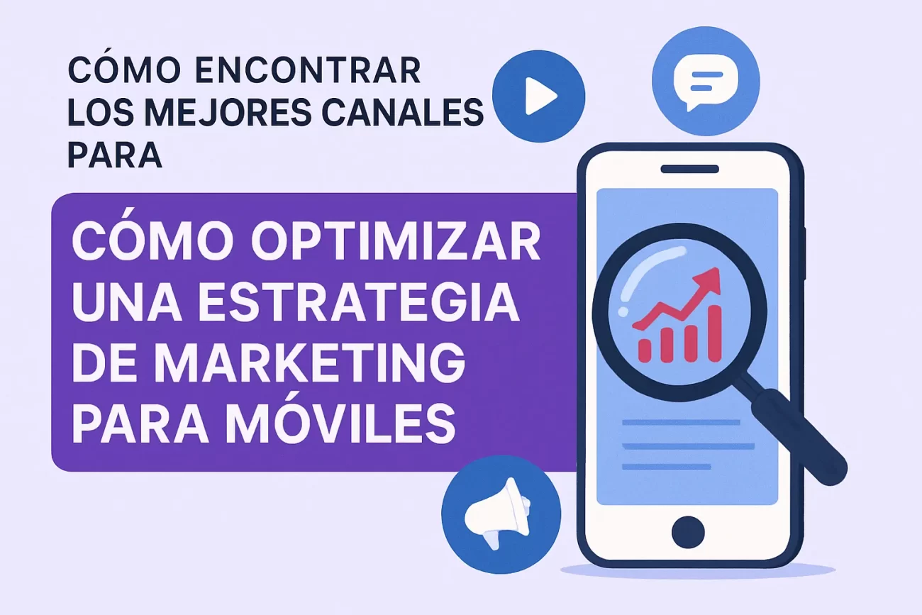 como-encontrar-los-mejores-canales-para-Como-optimizar-una-estrategia-de-marketing-para-moviles | Hablemos de Marketing cómo encontrar los mejores canales para Cómo optimizar una estrategia de marketing para móviles
