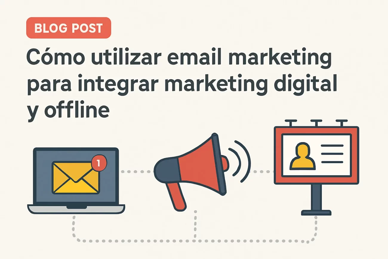cómo utilizar email marketing para Cómo integrar marketing digital y offline