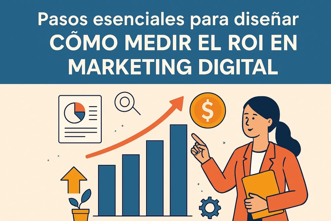 pasos-esenciales-para-disenar-Como-medir-el-ROI-en-marketing-digital | Hablemos de Marketing pasos esenciales para diseñar Cómo medir el ROI en marketing digital