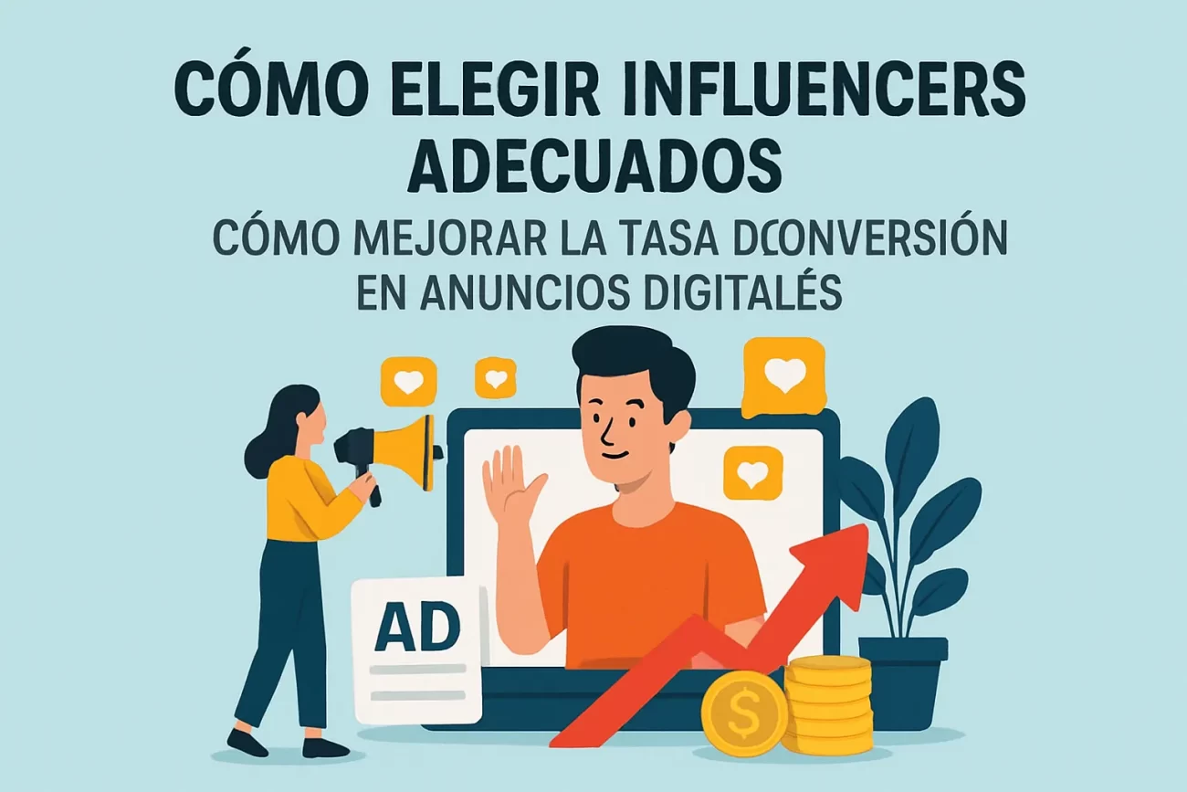 como-elegir-influencers-adecuados-en-Como-mejorar-la-tasa-de-conversion-en-anuncios-digitales | Hablemos de Marketing cómo elegir influencers adecuados en Cómo mejorar la tasa de conversión en anuncios digitales