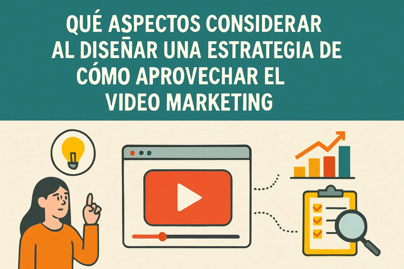 que-aspectos-considerar-al-disenar-una-estrategia-de-Como-aprovechar-el-video-marketing | Hablemos de Marketing qué aspectos considerar al diseñar una estrategia de Cómo aprovechar el video marketing